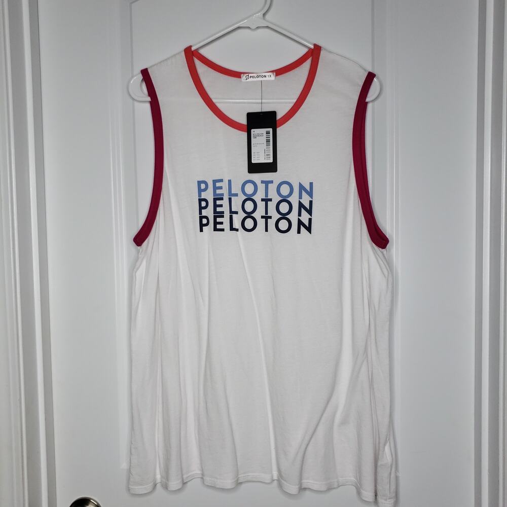 Peloton Geo Flow Slash Back Tank Top 1X New with tags